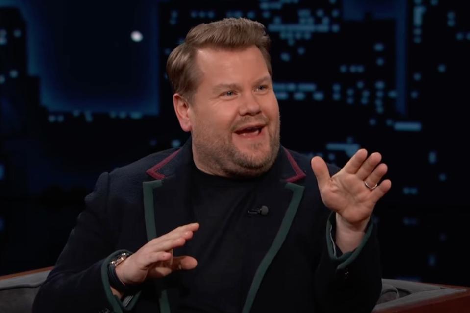 “No one believes that I wasn’t fired,” said James Corden. YouTube/Jimmy Kimmel Live