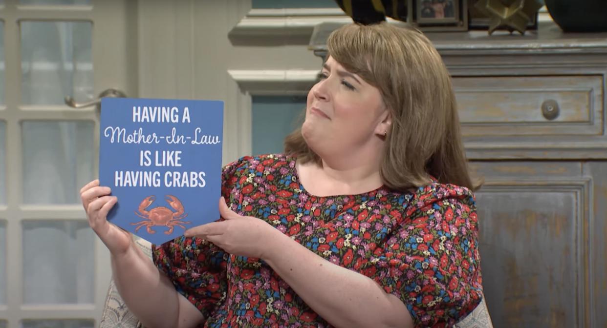 The signs quickly took a passive-aggressive signs. ('SNL'/NBC)