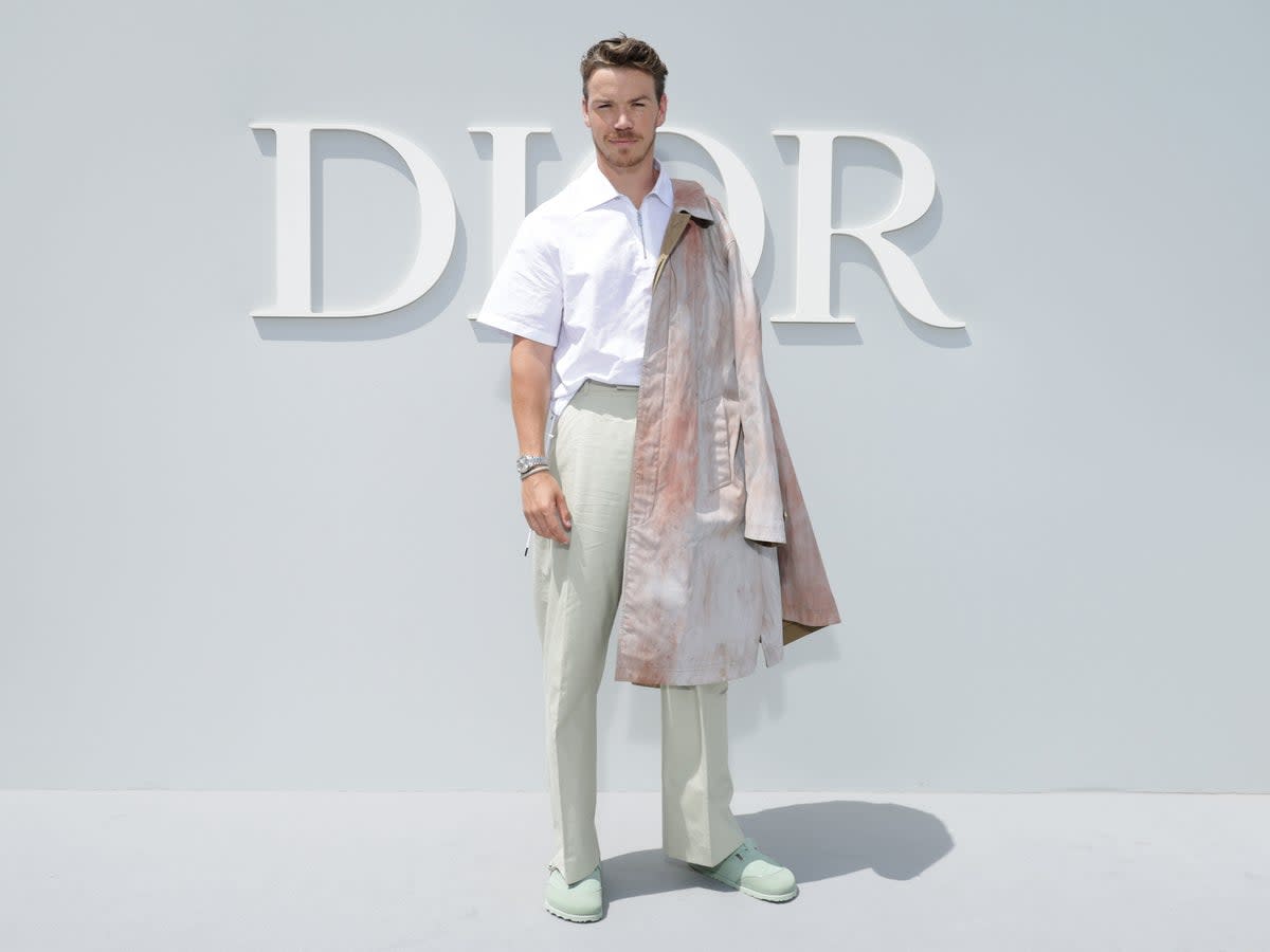 Will Poulter attends the Dior Homme Menswear Spring/Summer 2024 show as part of Paris Fashion Week  on June 23, 2023 (Getty Images for Dior Homme)