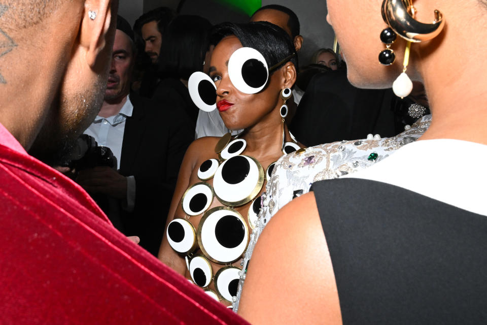 Janelle Mon‡e at Usher's Secret Garden Met Gala After Party held at The Times Square Edition