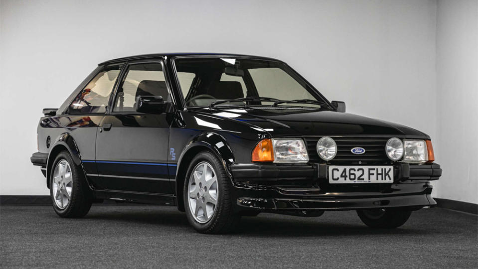 Princess Diana’s Ford Escort RS Turbo S1. - Credit: Silverstone Auctions