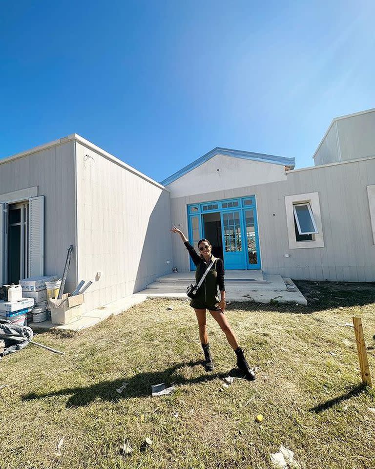 Lourdes Sánchez mostró cómo avanza su nueva casa en Corrientes