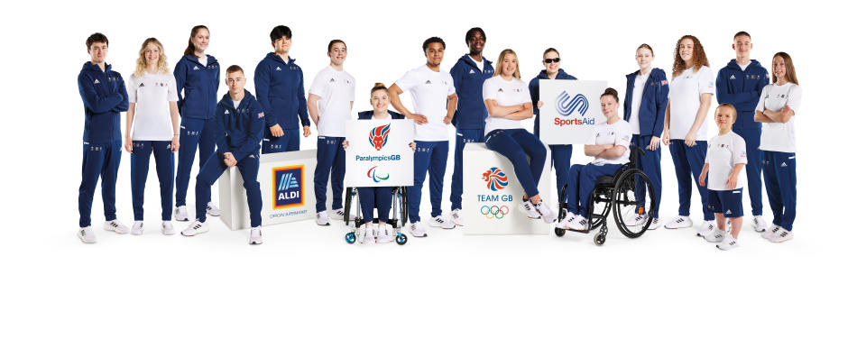 Athletes sponsored by Aldi and Sportsaid