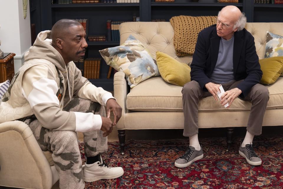 J.B. Smoove and Larry David in the series finale of <i>Curb Your Enthusiasm</i><span class="copyright">Courtesy of HBO</span>