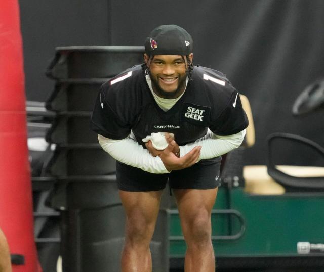 Cardinals' Kyler Murray teased over odd piece of football equipment at  training camp