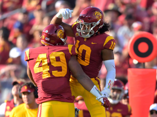 USC linebacker Tuli Tuipulotu, selected in the second round of the