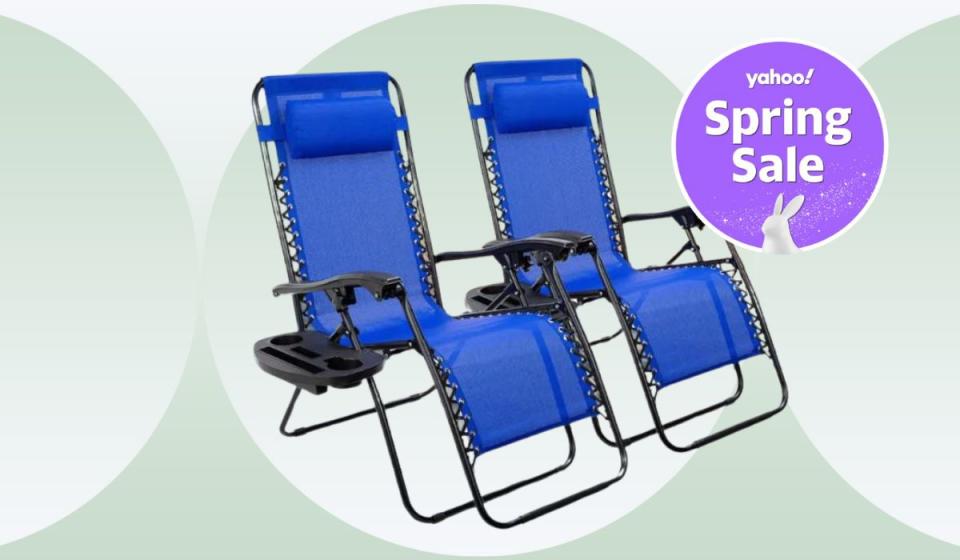 These zero-gravity chairs put your body in a neutral position, taking pressure off your joints. (Amazon)