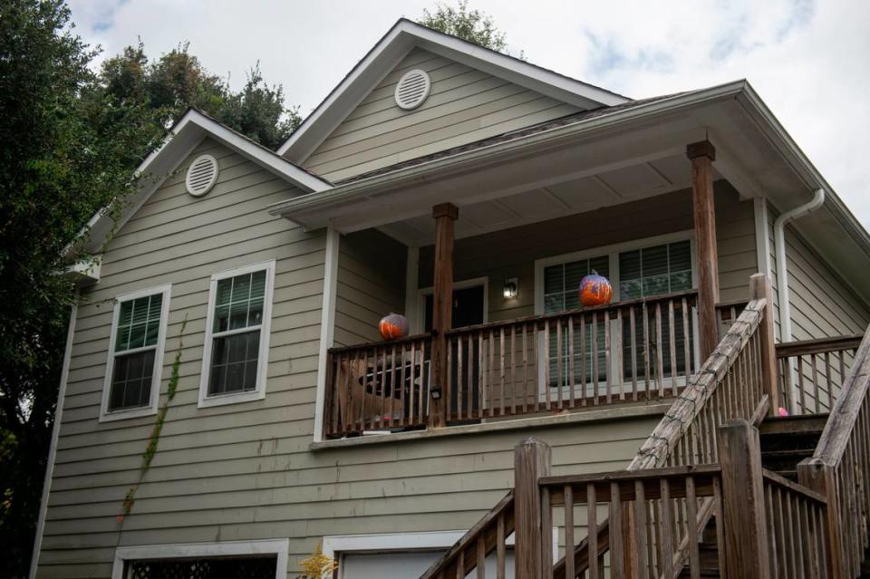 Sarah Hampton’s three-bedroom rental home in the North Street Villas subdivision on Wednesday, Oct. 25, 2023. Hannah Ruhoff/Sun Herald