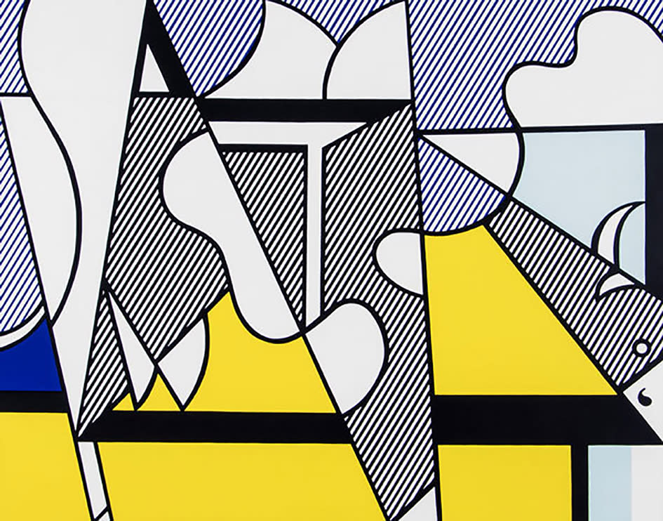 Roy Lichtenstein Abstract Pop Art