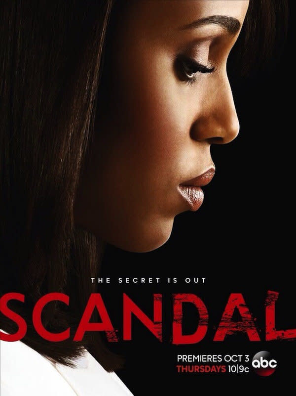 "Scandal" Season 3 premieres Thurs., Oct. 3 at 10 p.m. ET on ABC.