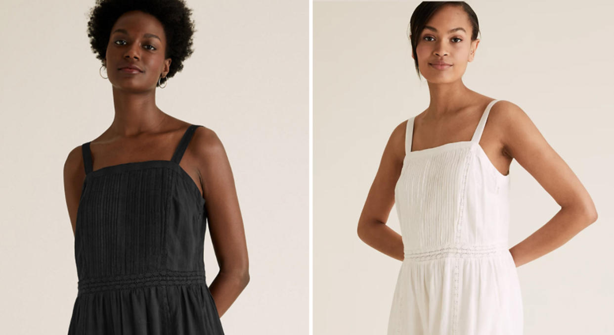 This new easy breezy M&S midi dress is selling out fast.  (Marks and Spencer)