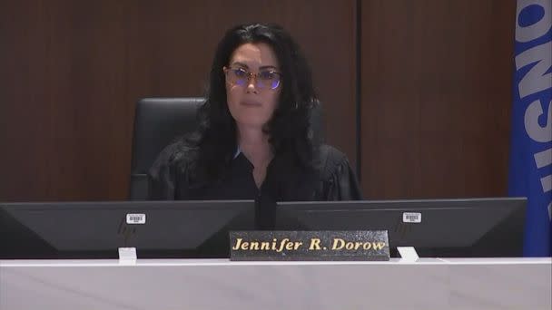 PHOTO: Judge Jennifer Dorow is shown during the sentencing hearing for Darrell Brooks on Nov. 15, 2022, in Waukesha, Wisc. (ABC News)