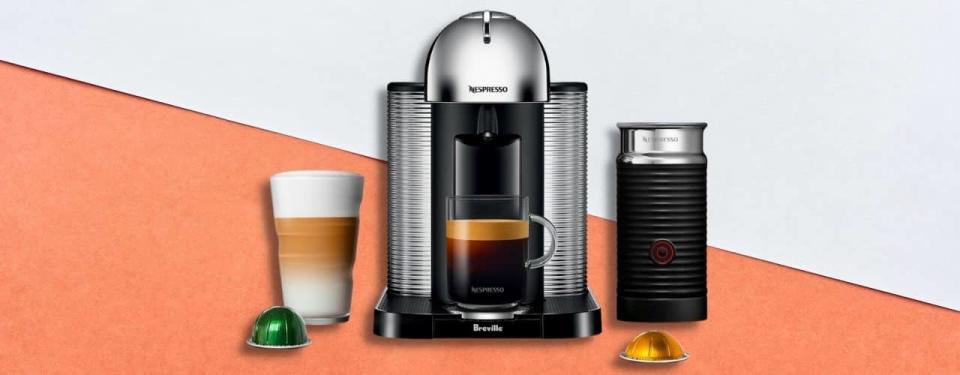 Nespresso by Breville VertuoLine Coffee & Espresso Machine with Aeroccino