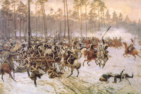 <span class="caption">Polish forces triumphed over a larger Russian force at the Battle of Stoczek, February 1831.</span> <span class="attribution"><span class="source">Maciej Szczepańczyk/Wikimedia Commons</span></span>