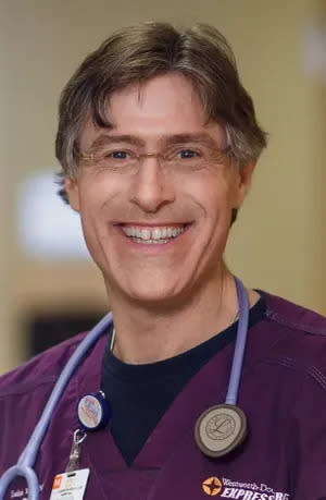 Lucas Kolm, emergency department director at Wentworth-Douglass Hospital
