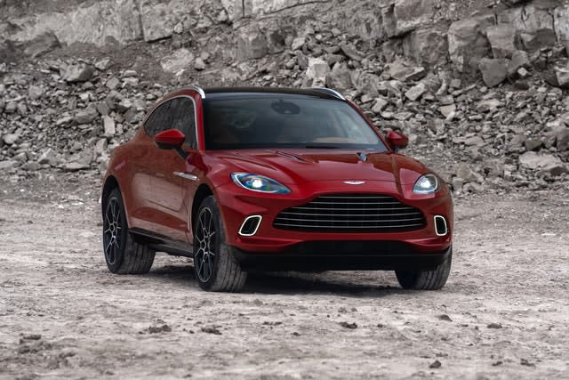 Aston Martin's first sports utility vehicle is named the DBX (Aston Martin/PA)