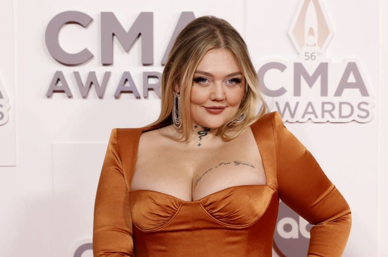 Elle King rescheduled her Friday concert following criticism of her performance at the Grand Ole Opry's Dolly Parton birthday tribute. File Photo by John Angelillo/UPI