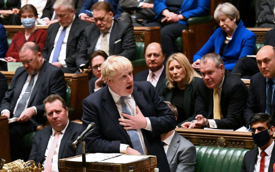 Boris Johnson apologised in Parliament after the publication of the Sue Gray update - Jessica Taylor/UK Parliament