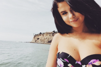 After a tough 2014, Selena Gomez is back on tip-top form and couldn't wait to show off her stunning figure while on holiday in February. The star captioned the picture with a sentimental caption, which read: "Remembering how precious every day is."