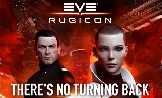 EVE's overly dramatic Rubicon key art