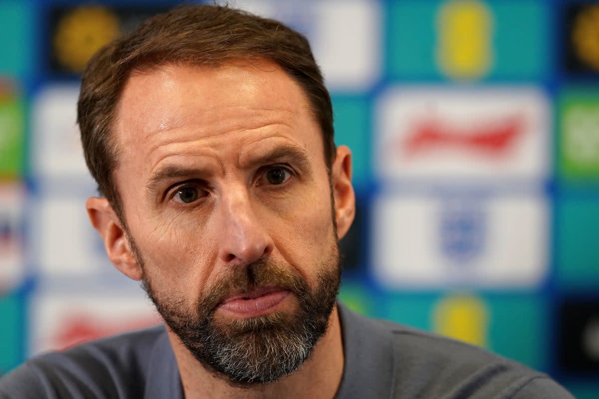 Gareth Southgate is concerned about the lack of opportunities for homegrown players (PA)