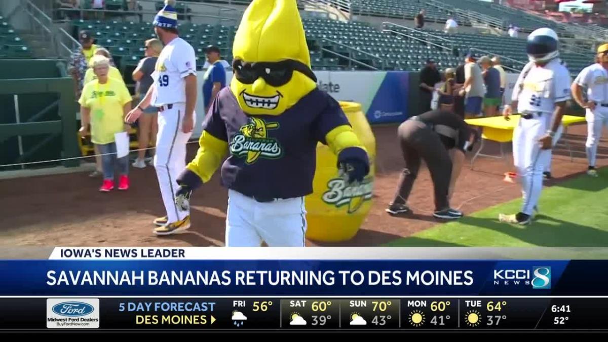 Banana Ball back in Des Moines Savannah Bananas announce 2024 tour stops