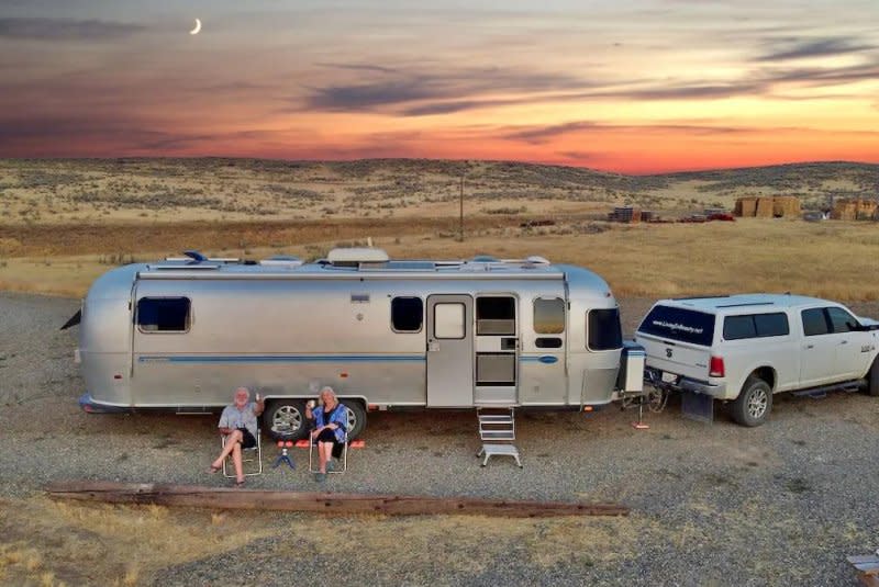 Jim and Carmen Beaubeaux have been living full-time in their 30-foot Airstream trailer named Beauty for years, stopping at wineries, breweries and going off the grid. Photo courtesy of Carmen Beaubeaux/LivinginBeauty.net