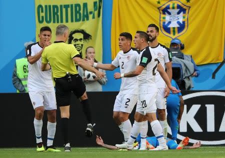 Partido entre Brasil y Costa Rica por el Grupo E del Mundial de Rusia, estadio de San Petersburgo, Rusia - 22 de junio de 2018 REUTERS/Marcos Brindicci