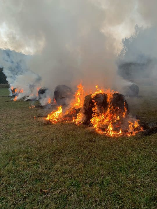 Franklin County mountain fire