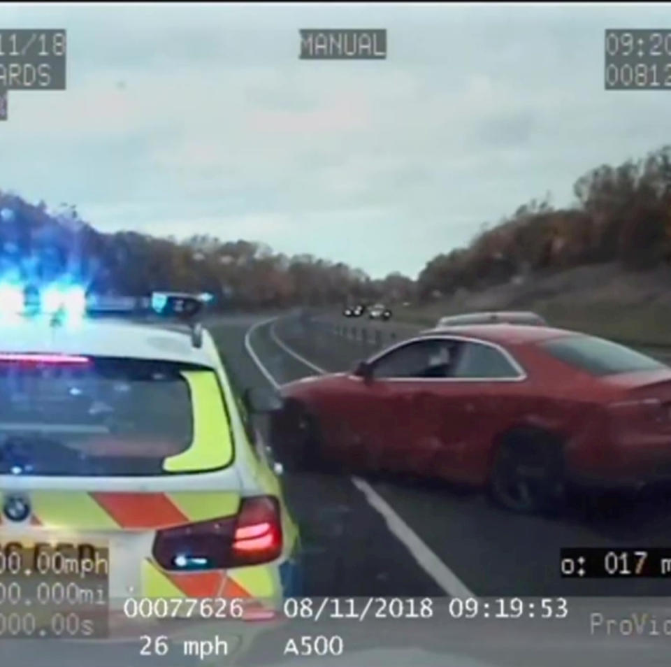 Burglar jailed after leading police on car chase at ‘colossal speed’