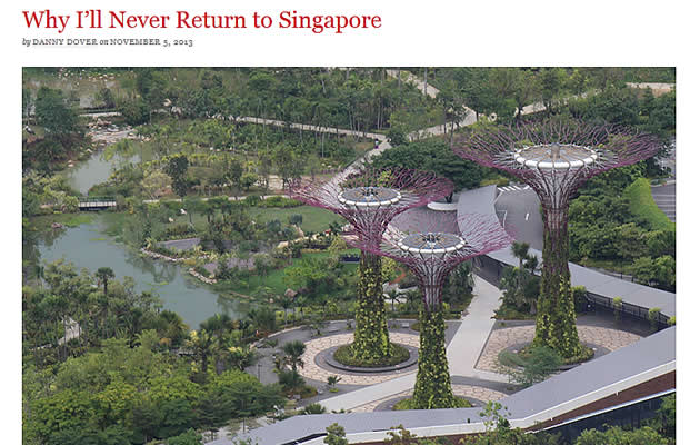 A young author and online marketer declared in a blog post that has gone viral that he had no plans to return to Singapore where life was “sterile” and “the bare minimum of living”. (Online Screengrab)