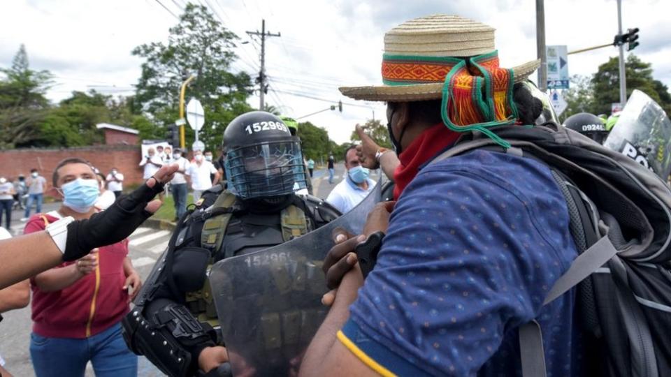 Protestas en Cali