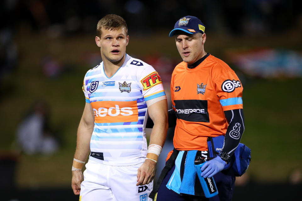 Dale Copley, pictured here in action for the Titans in 2019.