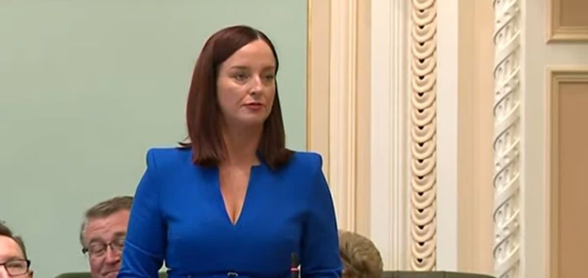 Queensland MP Brittany Lauga said she was drugged and sexually assaulted (Screengrab/ 7NEWS Australia)