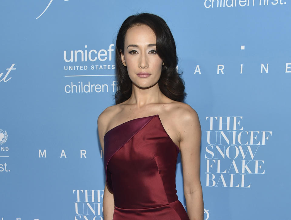 FILE - Maggie Q attends the 12th Annual UNICEF Snowflake Ball in New York on Nov. 29, 2016. She turns 42 on May 22. (Photo by Evan Agostini/Invision/AP, File)