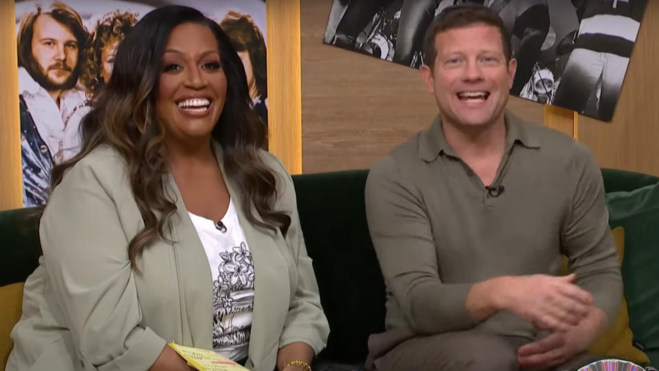 Alison Hammond and Dermot O'Leary paid tribute to ABBA on Friday's edition of This Morning. (ITV)