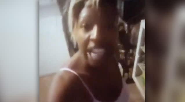 Shanavia Miller appealed to those watching the video to send it viral to teach Nia a lesson. Photo: Facebook