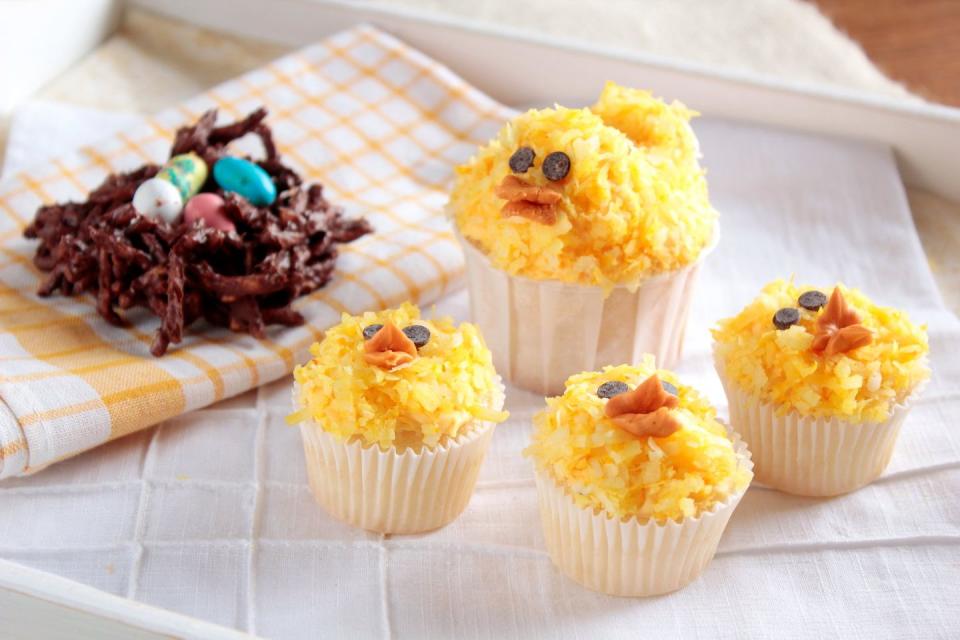 easter cupcake ideas chicks