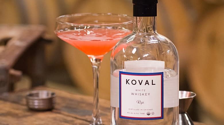 Bottle of Koval White Rye