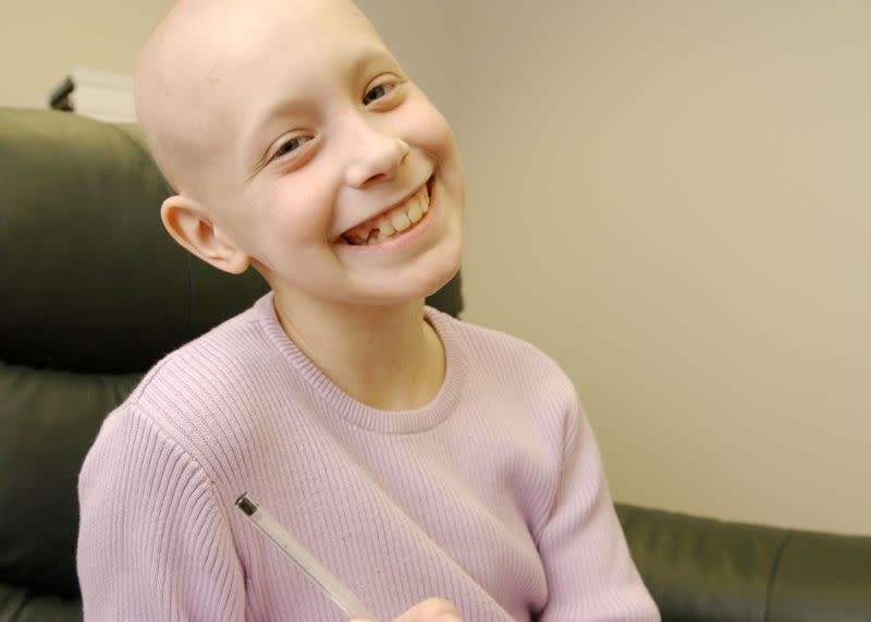 Hayley Arceneaux, a pediatric bone cancer survivor, smiles in an undated photograph