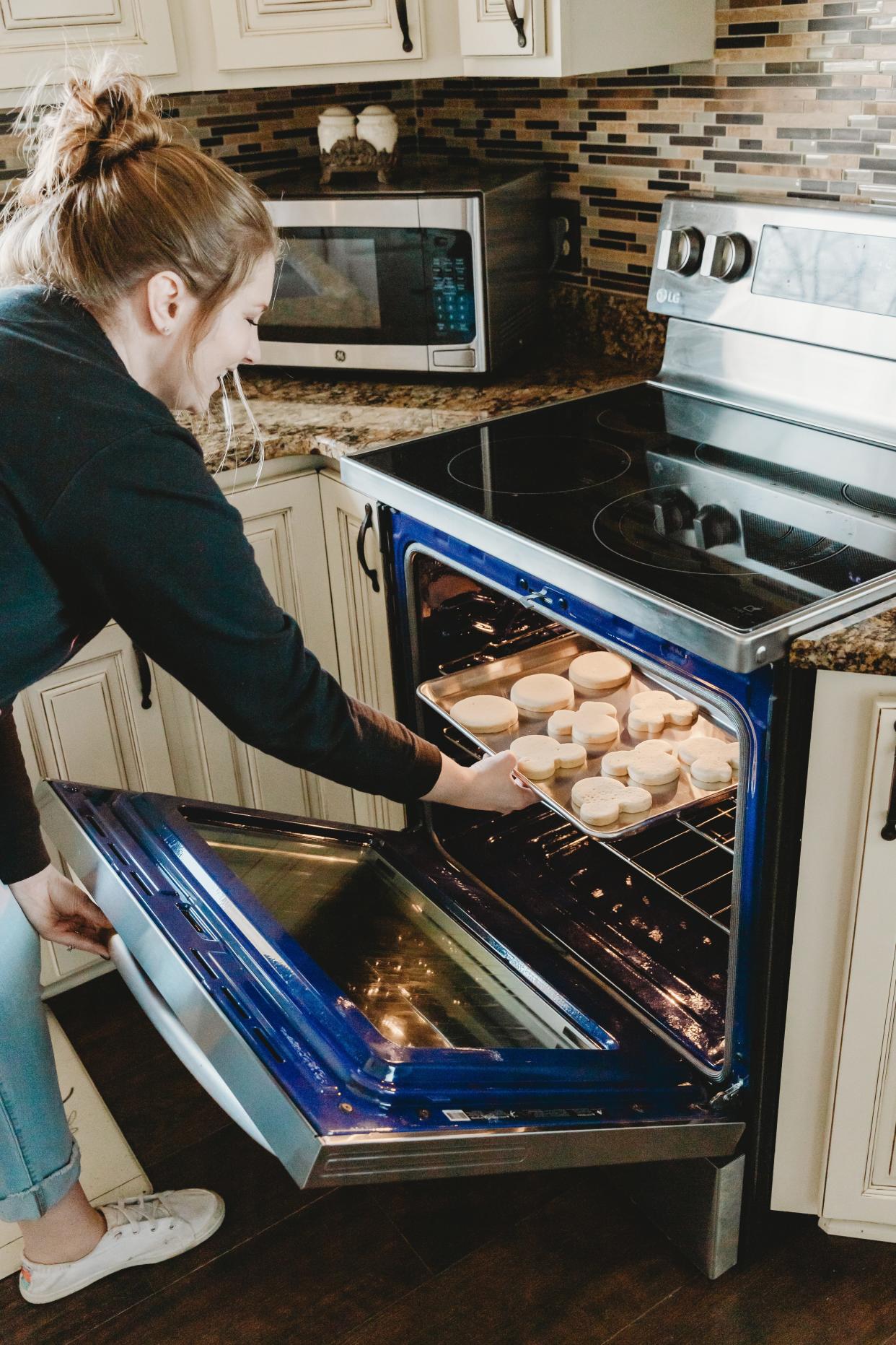 When baking sugar cookies, Bethany Bruni uses her own recipe, a blending of a couple of her favorites.