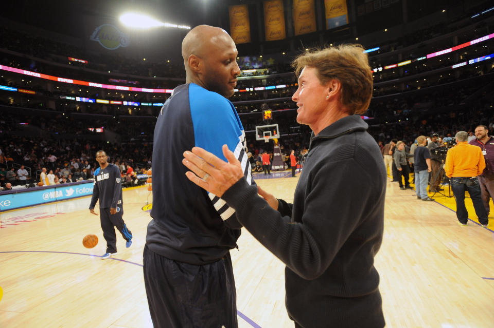 Caitlyn Jenner and Lamar Odom