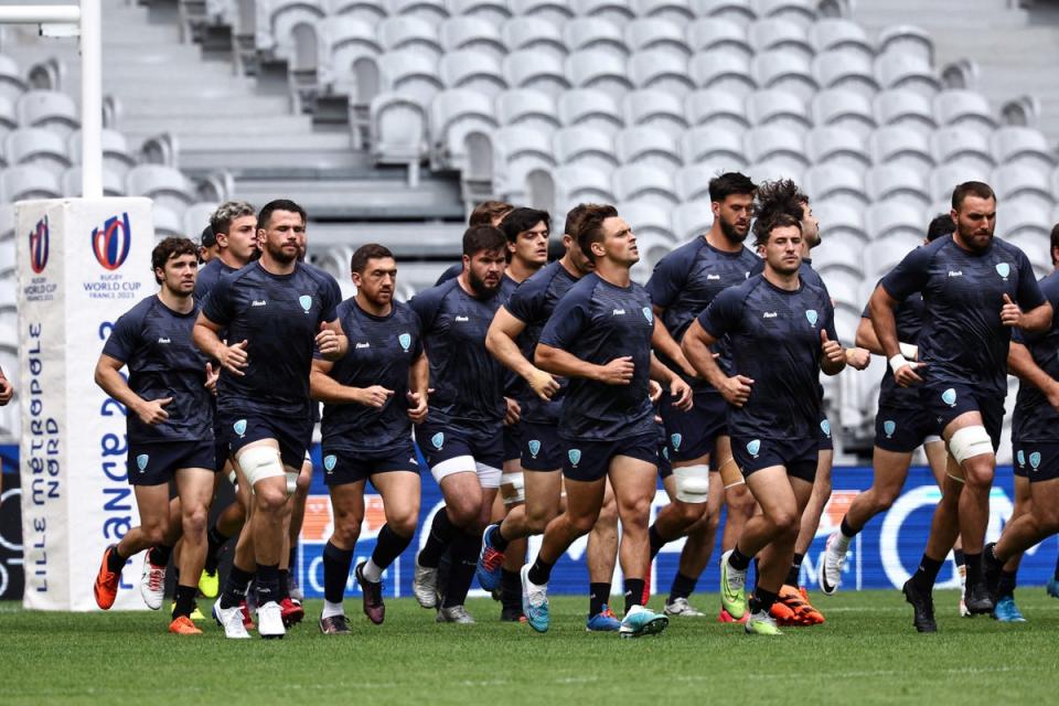 Uruguay have three Rugby World Cup match wins to their name so far, beating Fiji in 2019 (AFP via Getty Images)