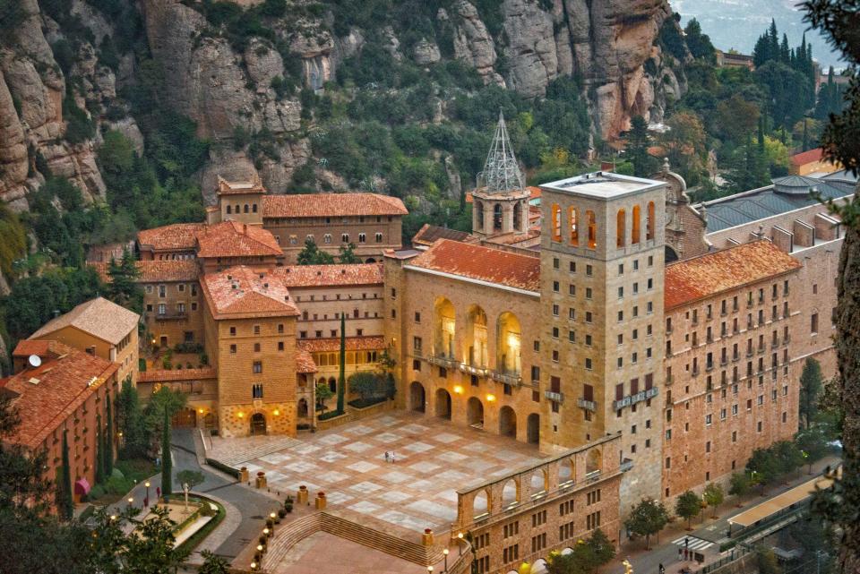 Abadía de Monserrat, en Cataluña.