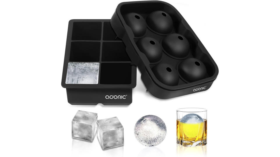 Ice Cube Trays, Sphere Ice Cube Molds Set of 2. (Photo: Amazon SG)