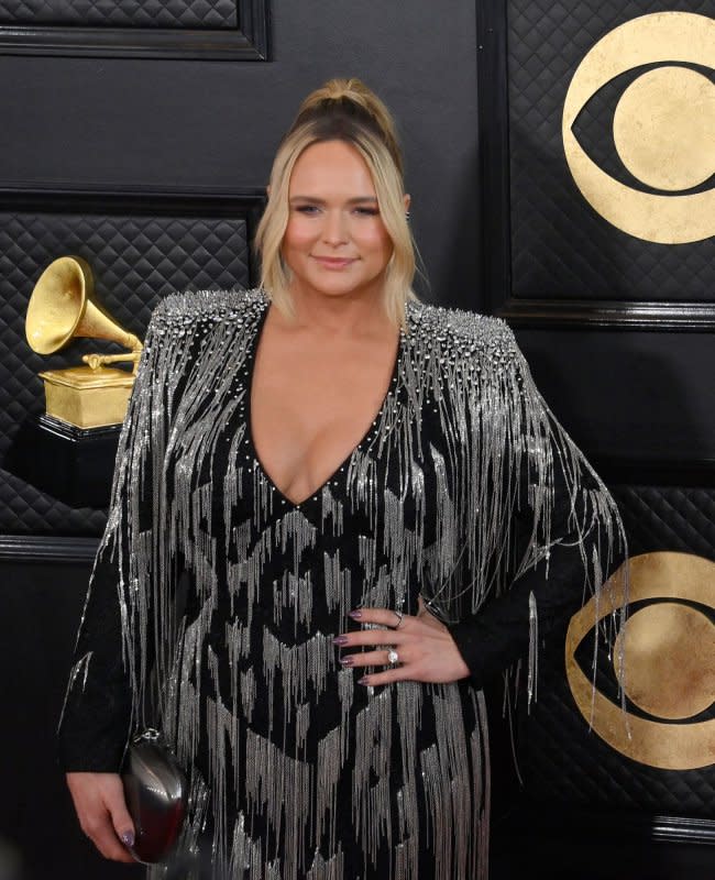 Miranda Lambert attends the 65th annual Grammy Awards at the Crypto.com Arena in Los Angeles on February 5. The singer turns 40 on November 10. File Photo by Jim Ruymen/UPI
