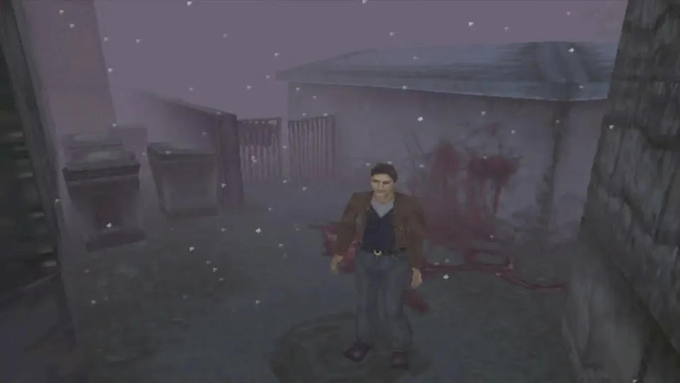 Todo o clima sombrio de Silent Hill é uma decisão artística a partir das limitações do console da época (Imagem: Reprodução/Konami)