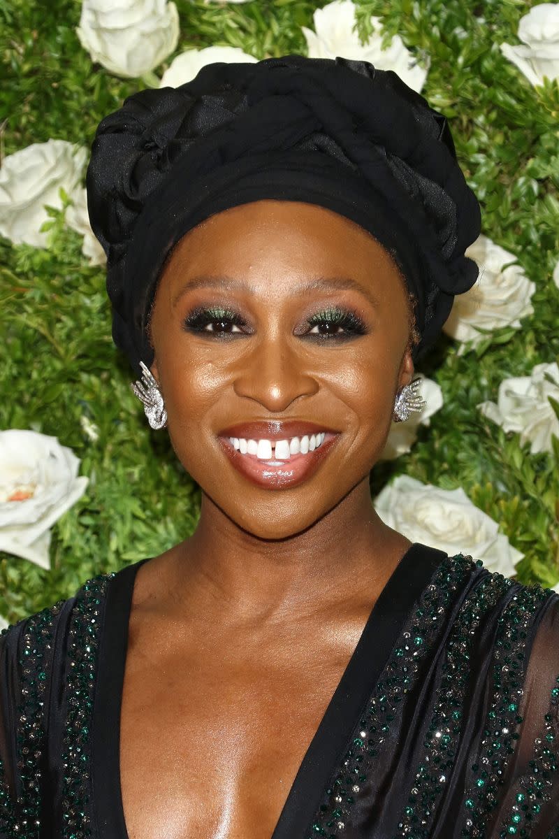 Cynthia Erivo with a 50s makeup look