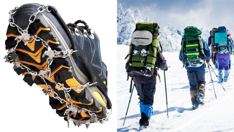 They have a hilarious name, but crampons really work.