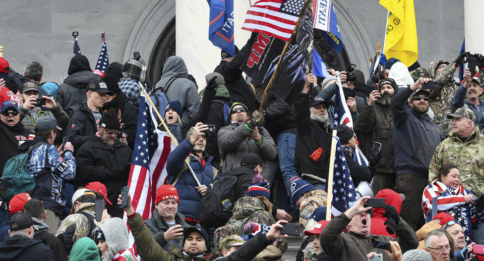 The US has issued a terrorist warning saying the threat of extremist violence persists following the Capitol riots. Source: AP